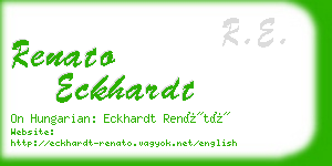 renato eckhardt business card